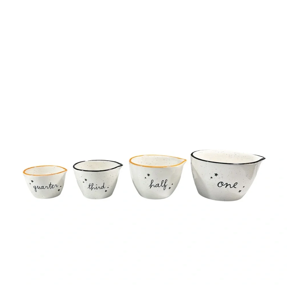 NEW VHTF Rae Dunn/Peanuts New Release 2025 Halloween Measuring Cup Set/4 🎃🎃🎃 - Picture 7 of 9